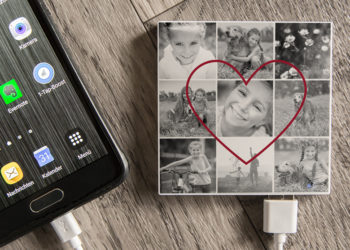 Powerbank mit Foto