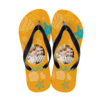 Flip Flops mit Foto bedruckt