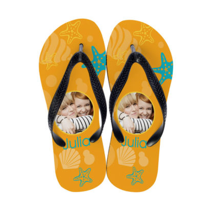 Flip Flops mit Foto bedruckt